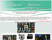 Tablet Screenshot of cristalandara.com